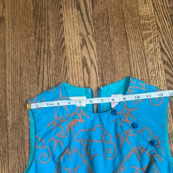 Amazing Vintage Hartly TOCCA Asian Geisha Embroidered Sheath Midi Dress Y2K - Picture 10 of 17